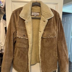 Mens Wilson’s leather brown jacket size small